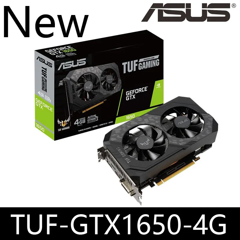 

Новая Видеокарта ASUS TUF-GTX1650-4G GAMING NVIDIA GDDR5 12000 бит 1410 МГц 1680 МГц