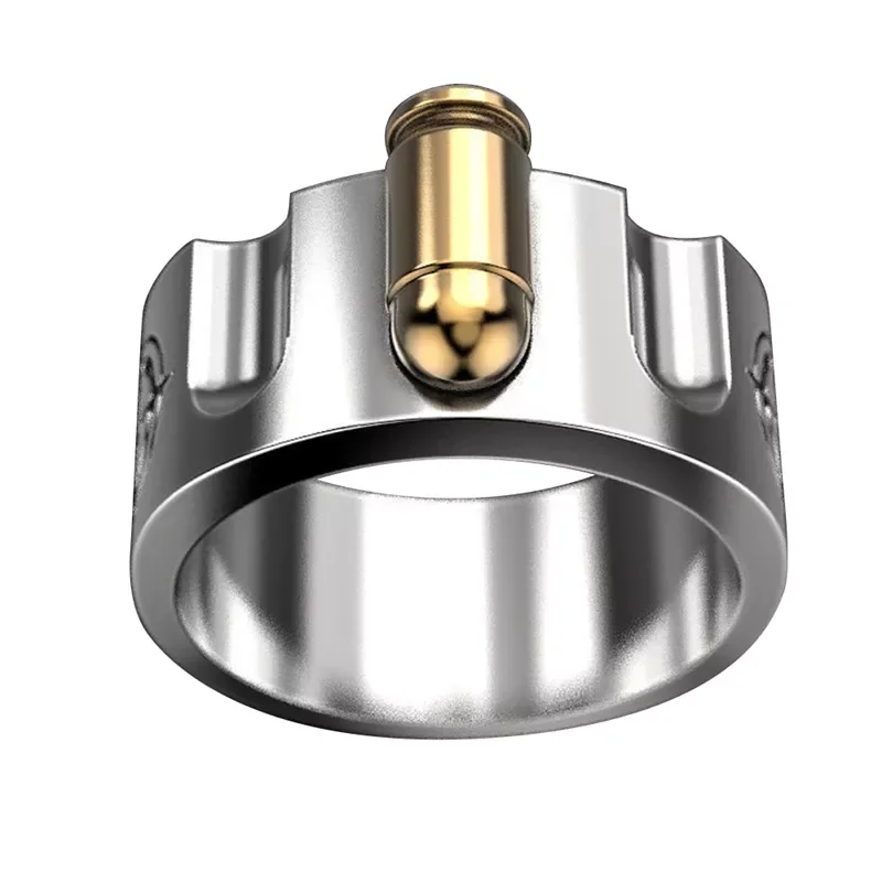 

Модный гаджет для самообороны-мужские и женские двухцветные защитные кольца в виде пули