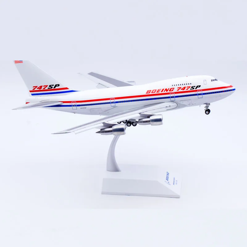 LH2458A Коллекционный самолет из сплава в подарок JC Wings 1:200 Boeing B747SP Цвет дома литая