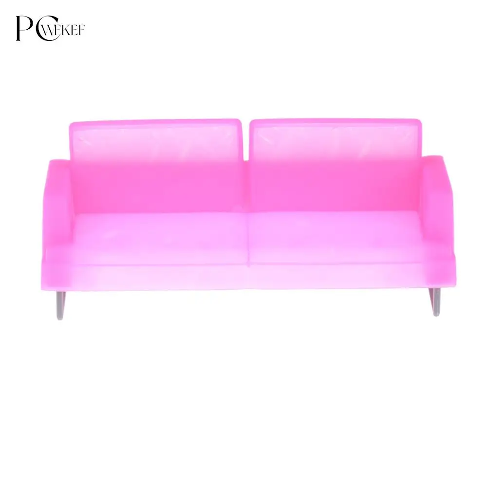 Кукольный дом Диван Миниатюрный розовый пластиковые кресла диван для куклы