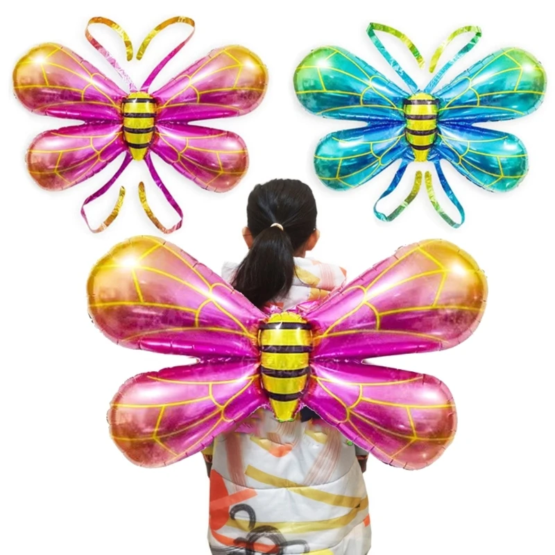 

Balloon Butterfly-Wing Costumes Wall Decors Wings Fairy Wings for Girls Halloween Cosplay-Angel Wing Performances Props DXAA