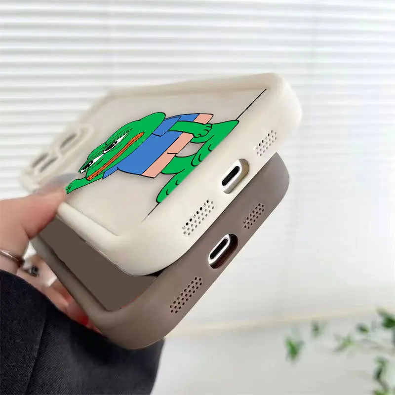 Чехол с рисунком лягушки для REALME C21Y C25Y C30 C33 C35 C53 C55 C63 C64 C65 C67 5 5I 7I 8 GT 3 6 11 12