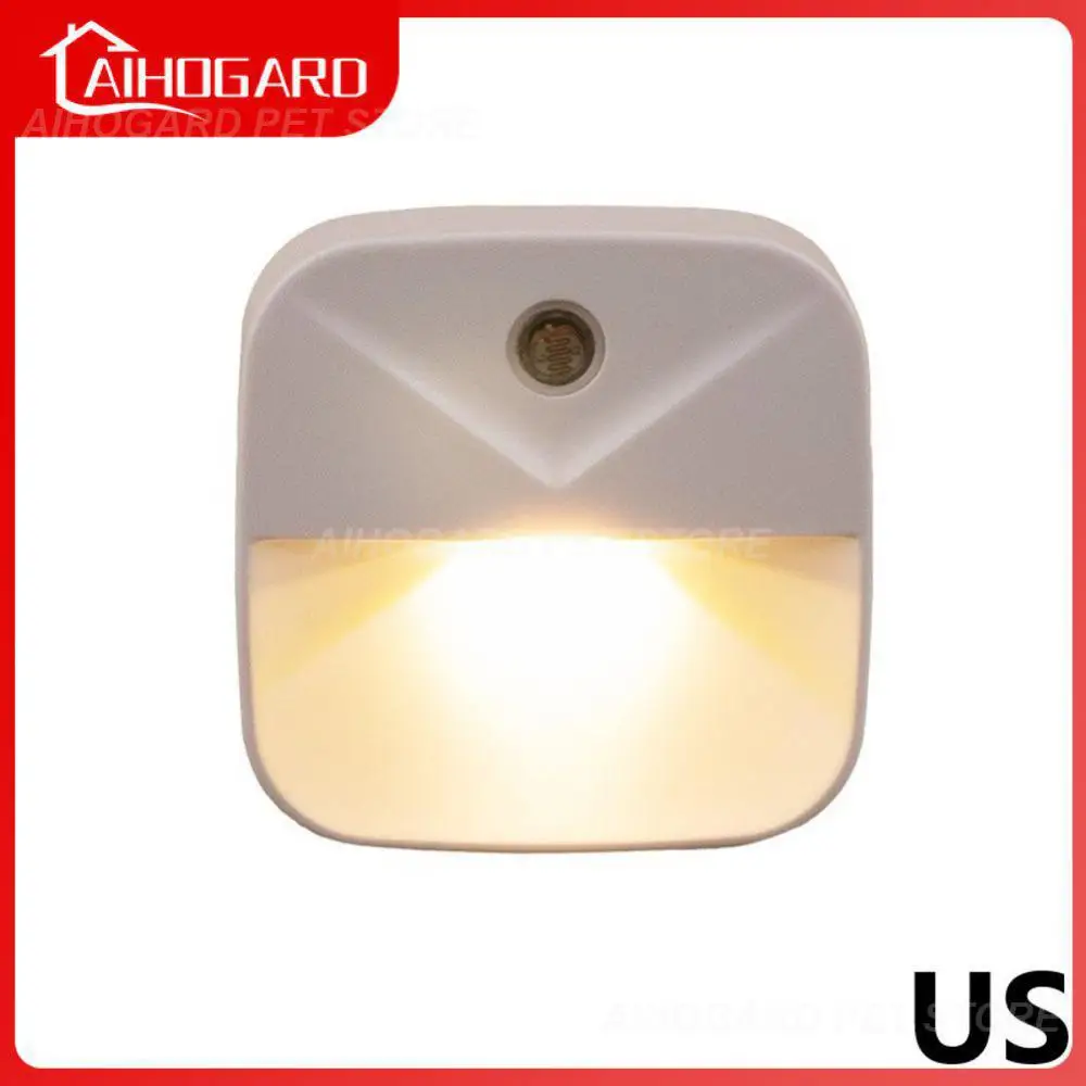 

1~10PCS Toilet Sensor Light Home Aisle Wc Kitchen Bedroom Night Light Warm White Mini 110v-220v Wall Lamp Hallway Stair