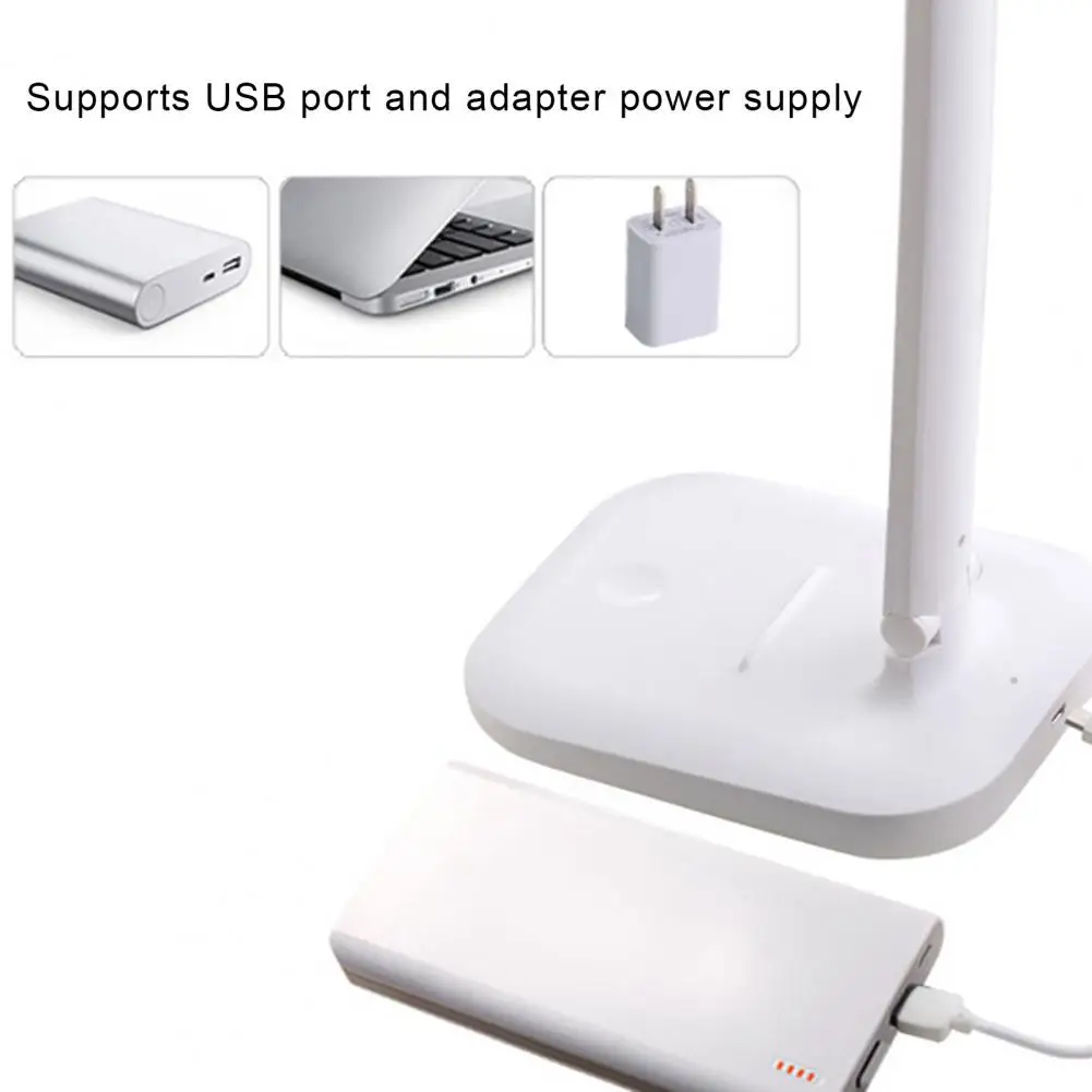 Настольная лампа высокой яркости 3 цвета складные с сенсорным управлением