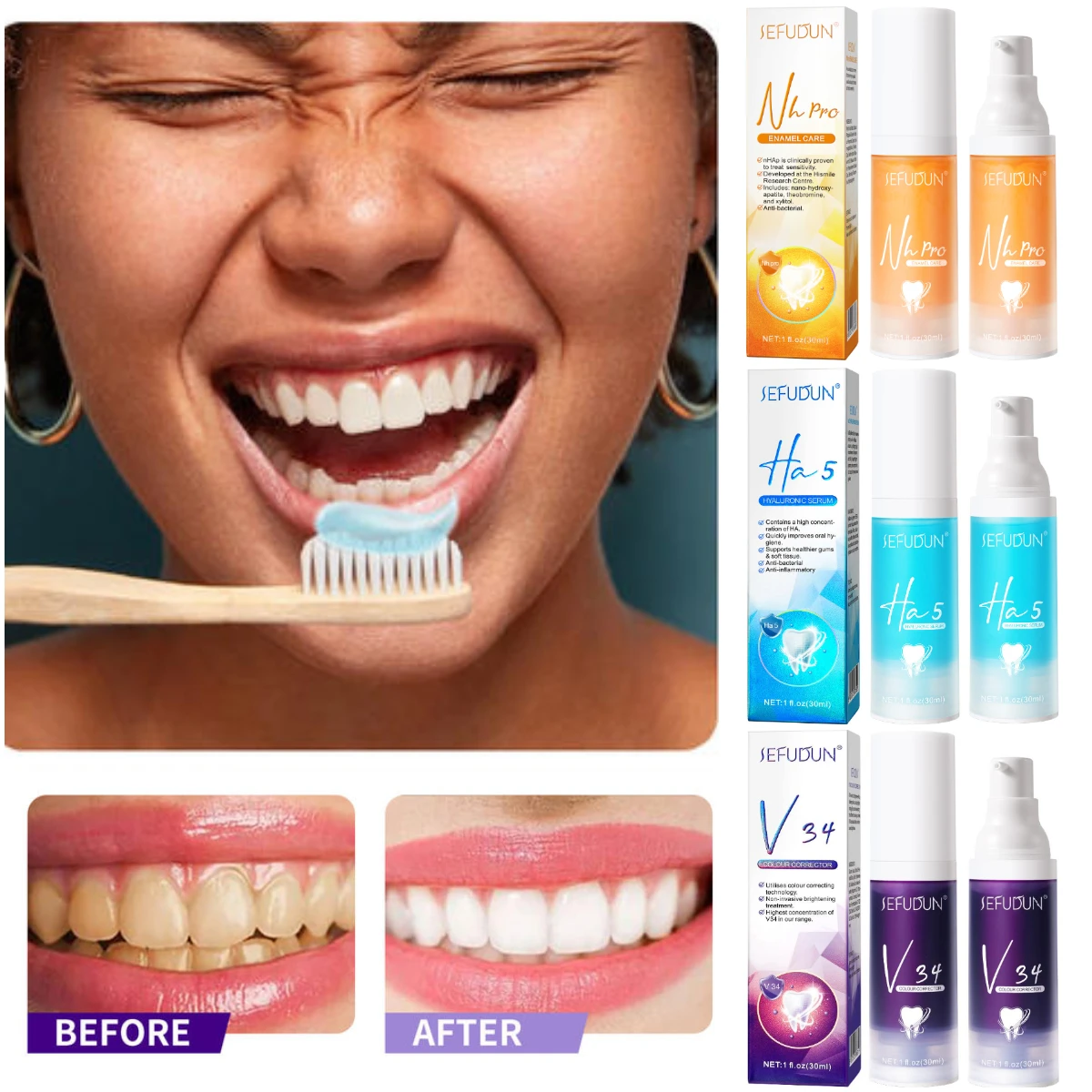 

Зубная паста для отбеливания зубов, 30 мл