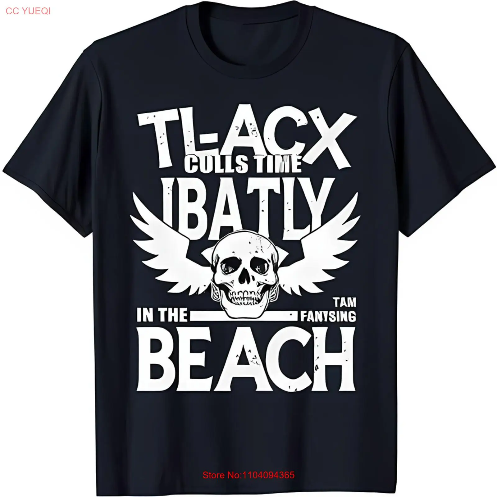 Черная футболка с рисунком Wings Уникальный дизайн T L A Culls IBATLY