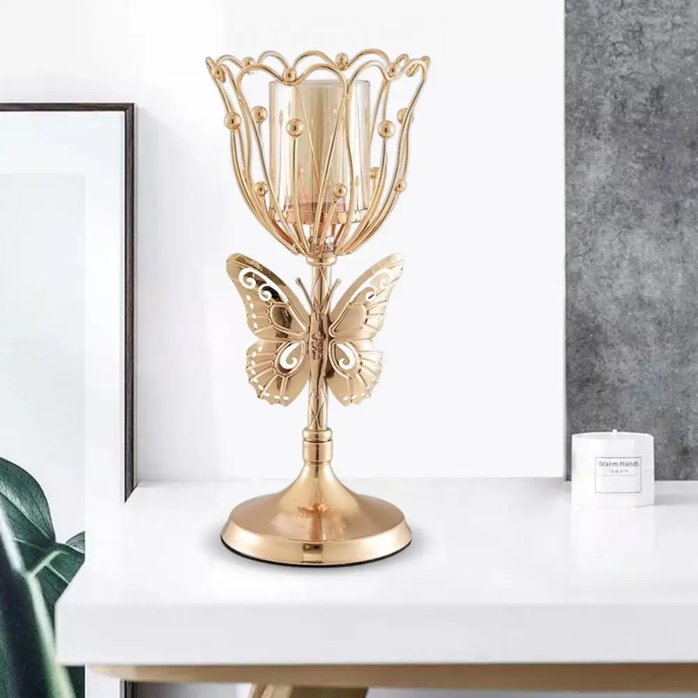 

Great Candlelight Display Stand Decor Candlestick Elegant Non-fading