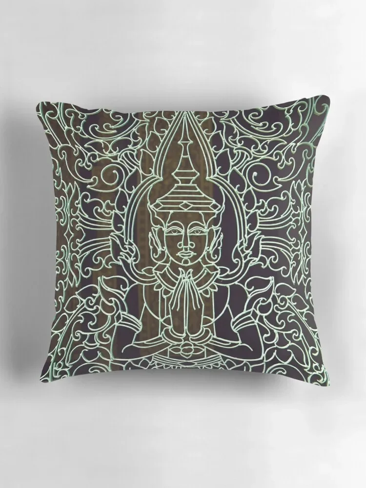Камбоджийское искусство - Selb Khmer 01 декоративная подушка наволочки роскошная