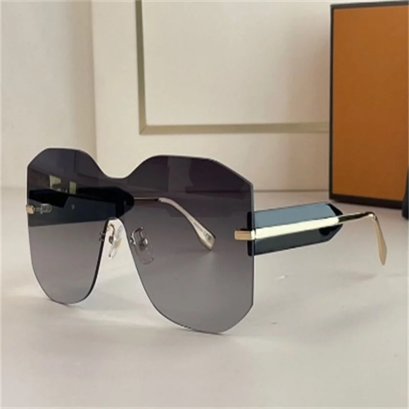 

Fashion designer 40067 women's sunglasses, single lens, oversized square glasses summer fashion personalized style UV protection
