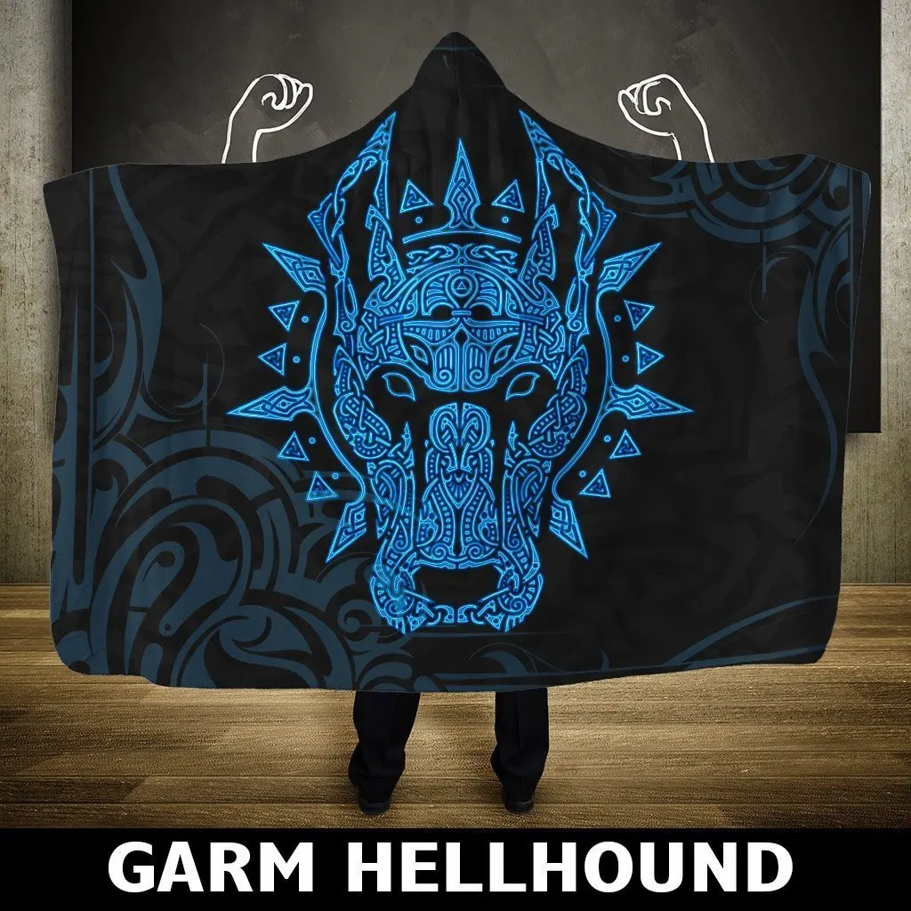 

Viking Hooded Blanket 3D Printed Hati And Skoll Winter Warm Arctic Velvet Bedding/Sofa Fashion For Adult/Child Dropshipping