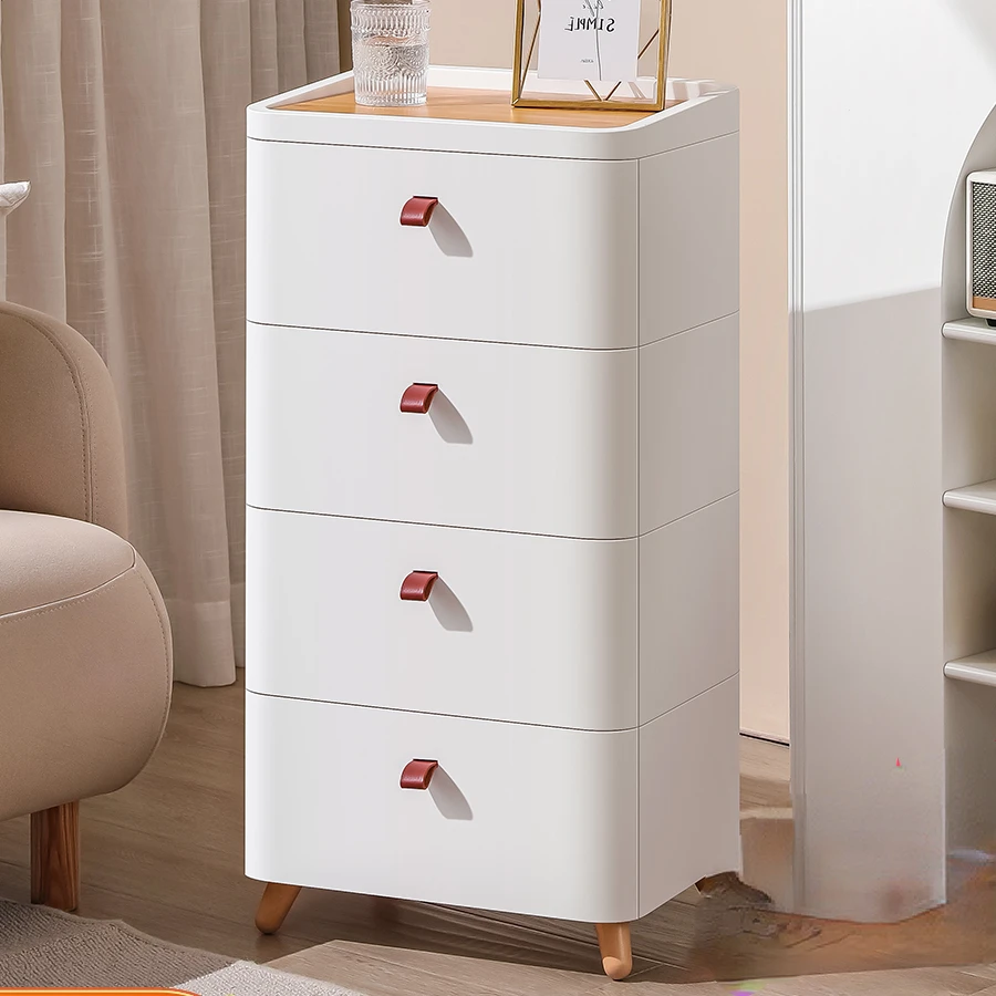 

Drawer storage cabinet living room locker multi-layer household crevice locker Japanese-style bedroom bedside table