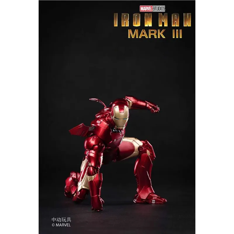Фото Оригинальная коллекционная фигурка ZD TOYS MARVEL Iron Man MK3, модель для игр и подарков №1