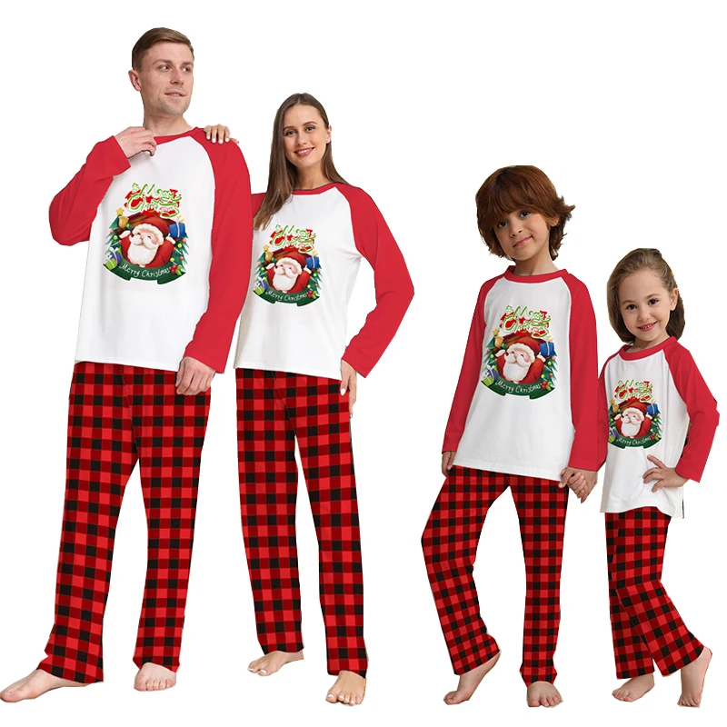 

Семейный Рождественский комплект пижамы ПСЖ, одежда для мам и детей, Рождественская Пижама, одежда для мамы и дочери, одинаковая детская оде...