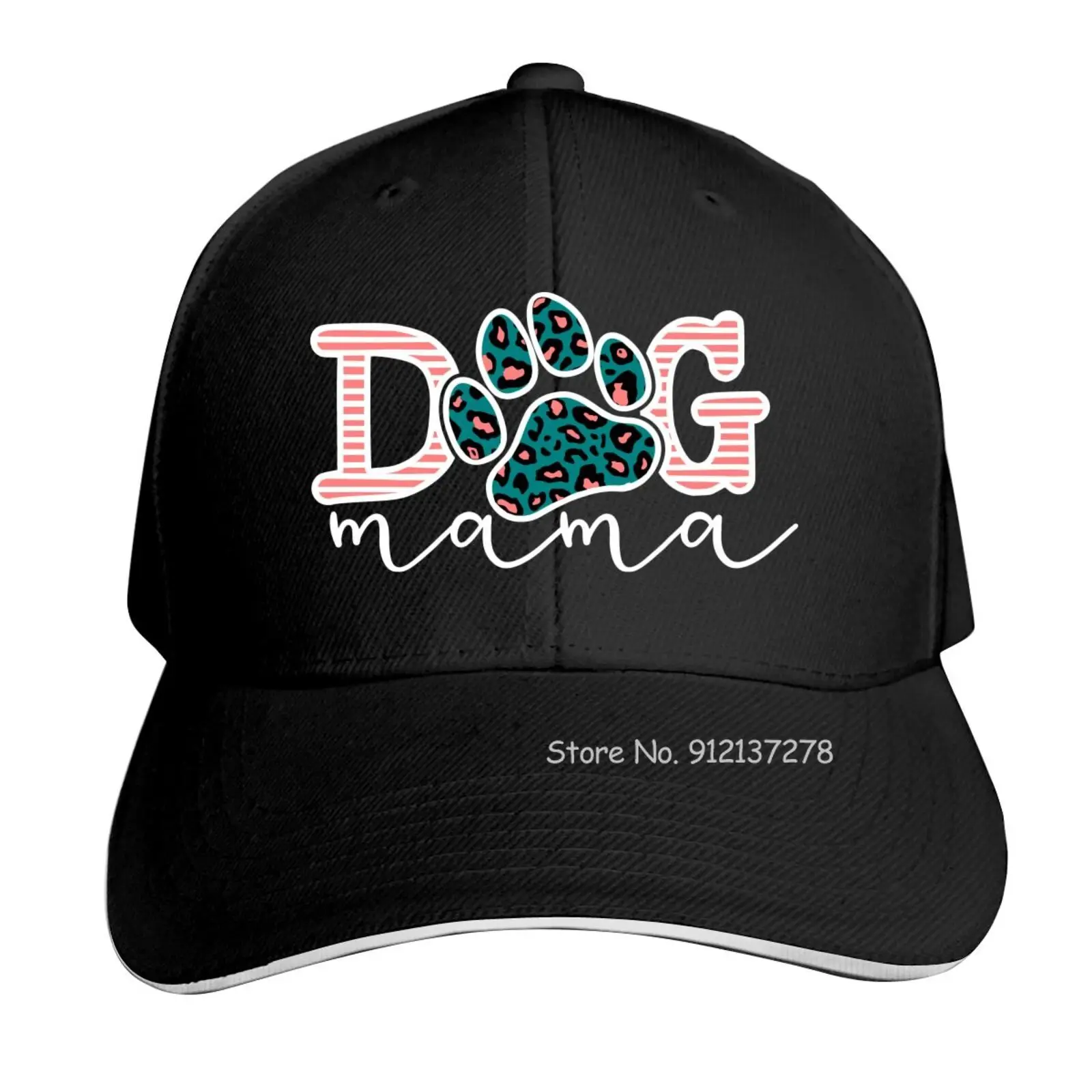 

Dog Mama Letters Print Baseball Caps Snapback Hat Fashion Casual Sun Protection Caps for Men Women Funny Mother's Day Gifts