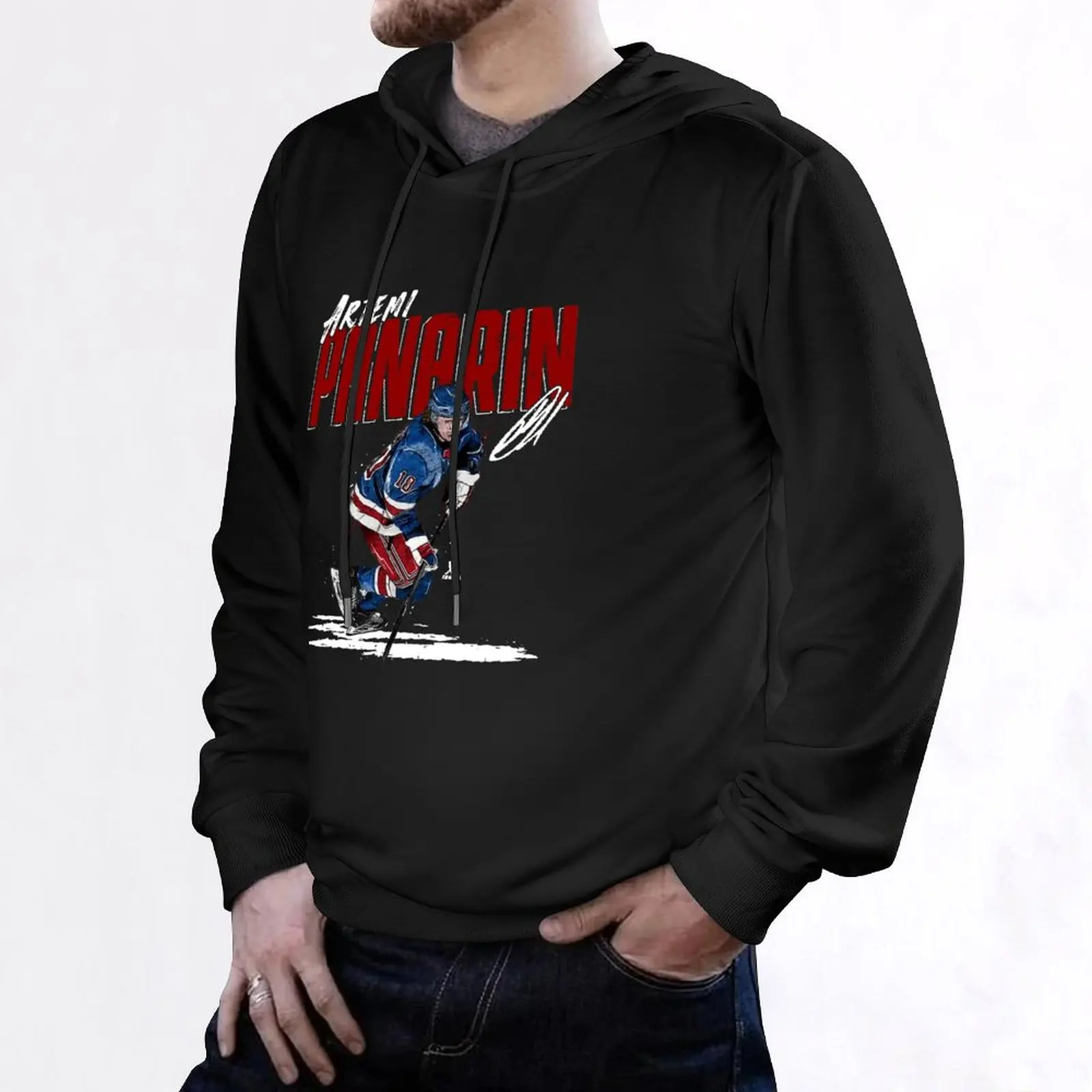Artemi Panarin New York Hockey Raglan Tee Chisel пуловер с капюшоном рубашка корейская одежда