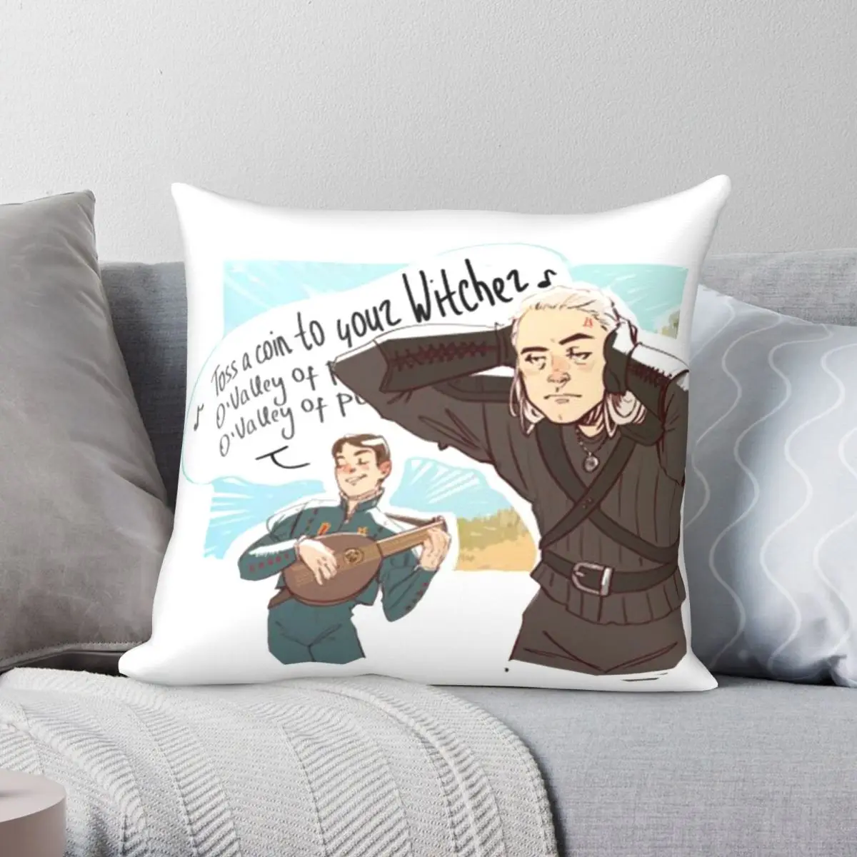 

Катушка не наволочка из полиэстера и льна