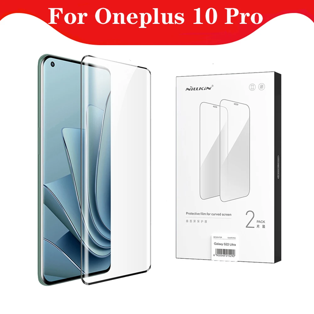 Nillkin For OnePlus 10 Pro Screen Protector Soft Film Impact Resistant Curved Film Full Protection For One Plus 10 Pro 10Pro