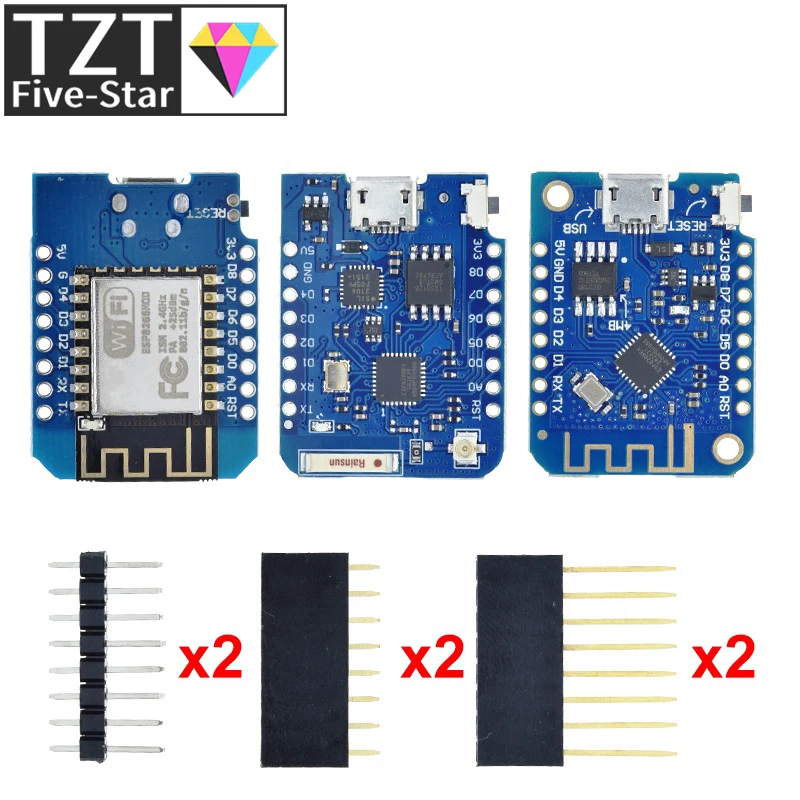 TZT WeMos D1 Mini Pro V3.0 платы