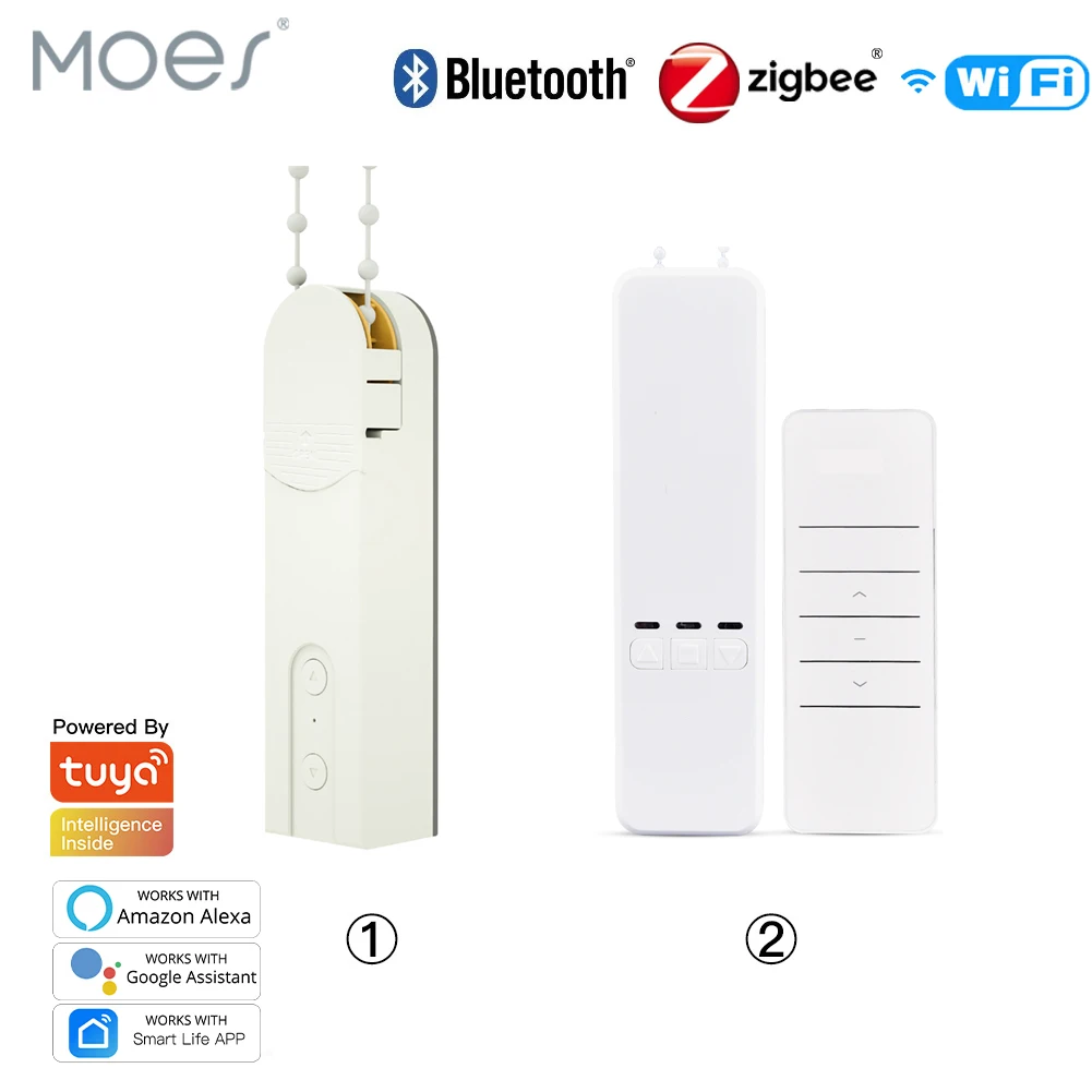 

Умный электродвигатель Moes UK WiFi, ZigBee, Bluetooth, с функцией затвора