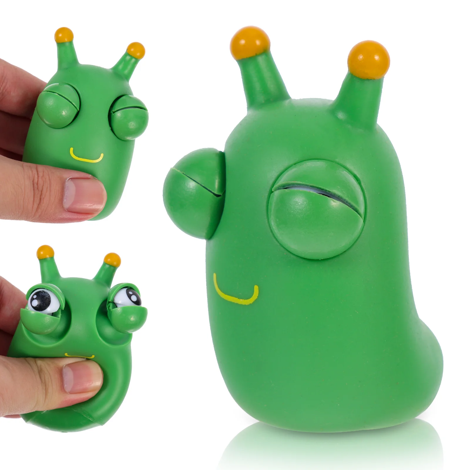 

Игрушка-антистресс для взрослых, снятие стресса, попрыгивание глаз в офисе, восхитительный сенсорный смешной интересный эластичный червь д...