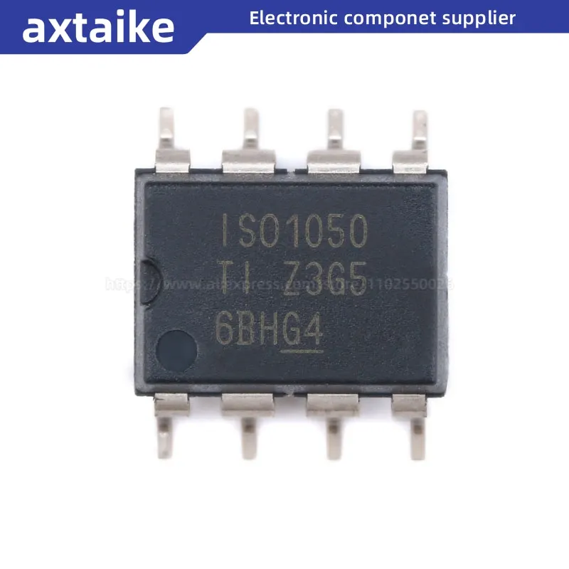 5PCS ISO1050 ISO1050DUBR ISO1050DUB SOIC-8 SMD Digital Isolators 1Mbps 5V CAN IC