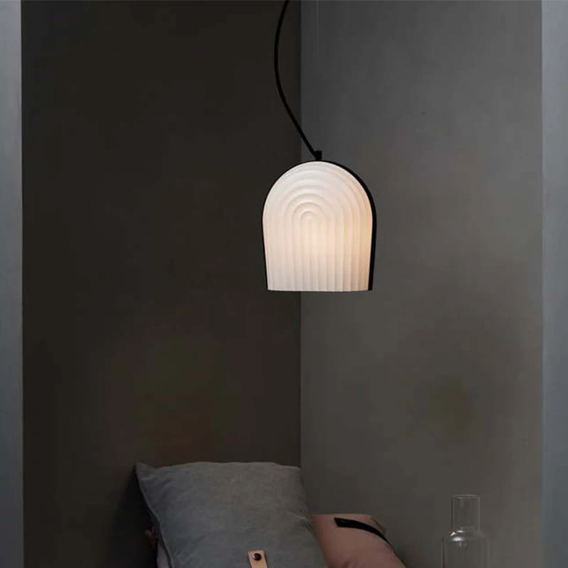 

Nordic Denmark Bedroom Bedside Chandelier Creative Modern and Simple Personality Bar Restaurant Designer Small Droplight