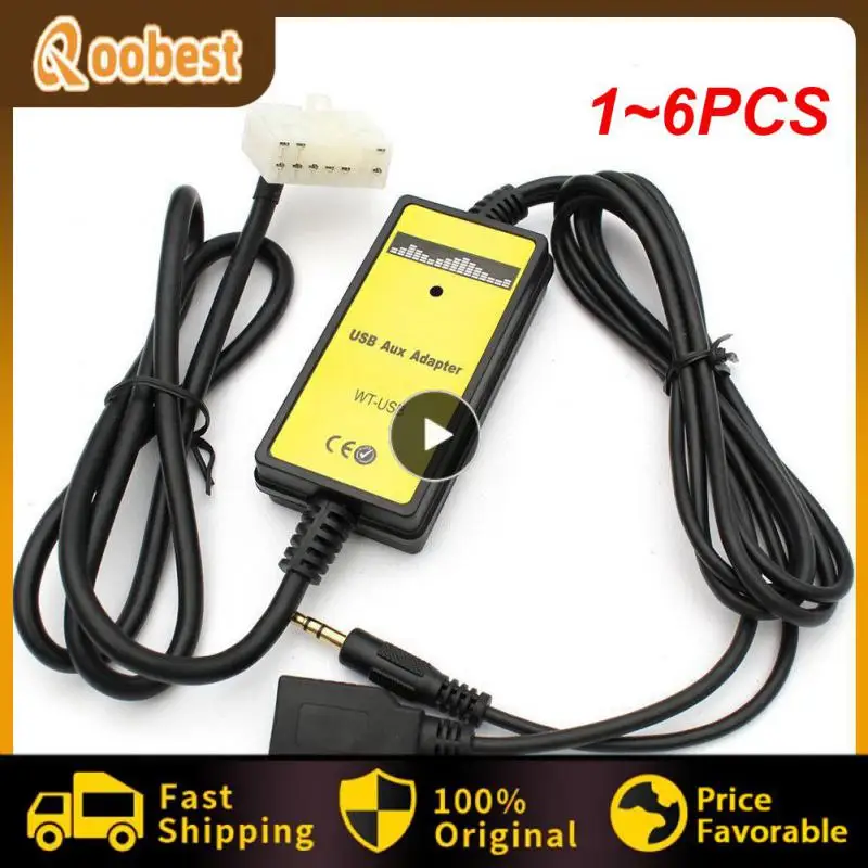 

1 ~ 6 шт. автомобильный MP3 вход Moonet USB AUX адаптер смена CD для Toyota Avensis RAV4 Auris Corolla Yaris Camry Tacoma и Lexus