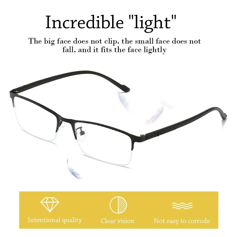 Очки в металлической оправе с защитой от синего света