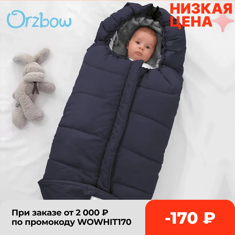 

Orzbow Extract Envelope For Newborns Baby Warm Baby Sleeping Bag Newborn Cocoon Winter Waterproof Stroller Kids Sleepsack Spiwor