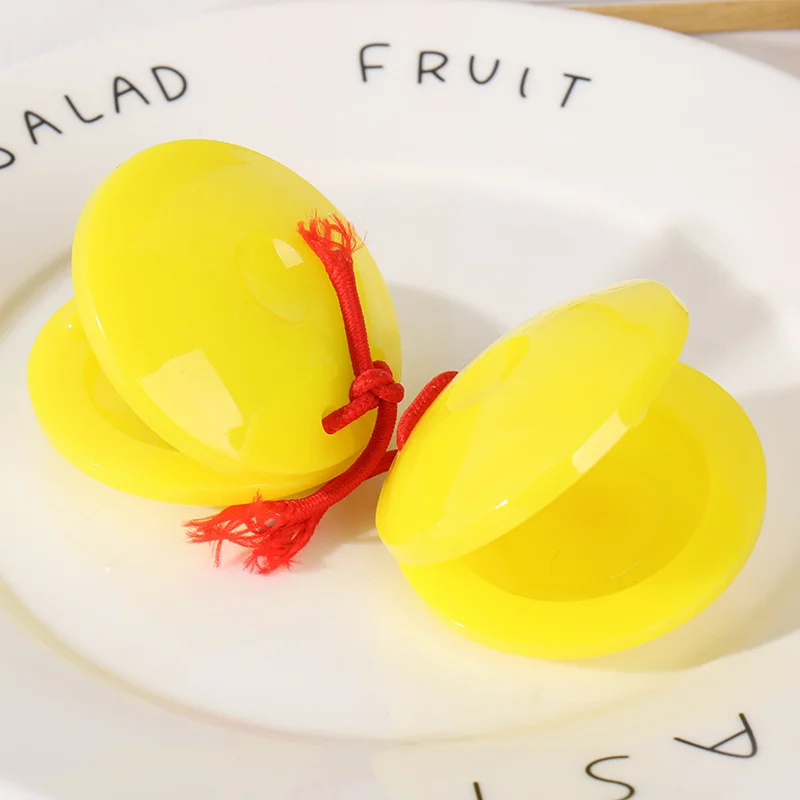 24 шт. игрушки кастаньеты пластиковые дошкольные детские инструменты музыкальные