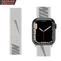 sport loop for apple watch band 45mm 44mm 42mm 41mm international collection nylon strap belt bracelet iwatch series7 6 5 se 4 3