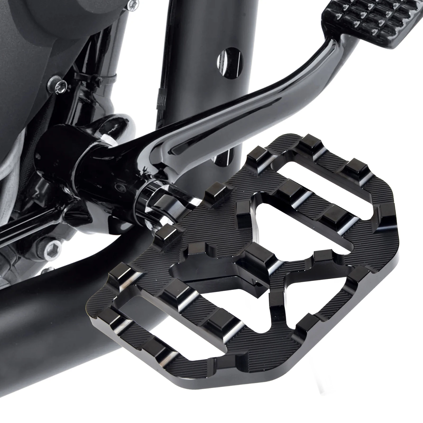 

360° Roating MX Chopper Bobber Style Foot Peg Front Pegs Footrests Footboards Fits for Harley Electra Glide Softail Dyna