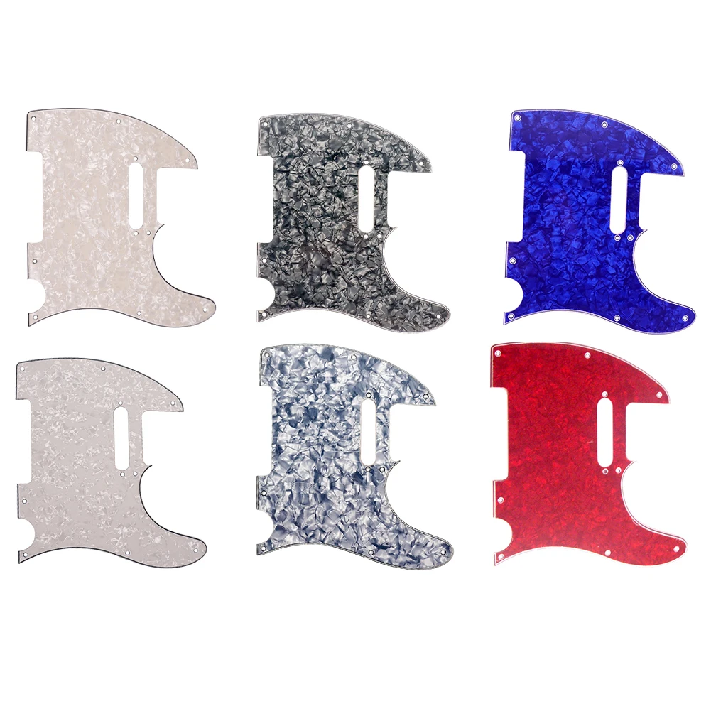 

Электрогитара Pickguard 8 отверстий мост с одной катушкой TL стиль электрогитара защитная накладка против царапин Струнные инструменты запчасти