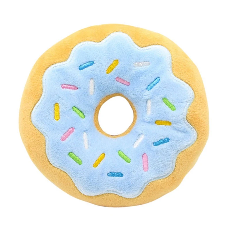 Собака пончики плюшевые игрушки для домашних питомцев игрушка милая щенка