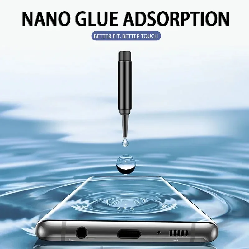 Защитное стекло закаленное с жидким клеем для Oneplus 11 12 9 10 Pro 9r 9rt 10t 7 7T 8 Ace 3 2
