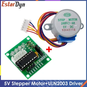 5V 4-Phase 28BYJ-48 DC Gear Step Stepper Motor+ULN2003 Driver Board ULN2003 PIC MCU DIY