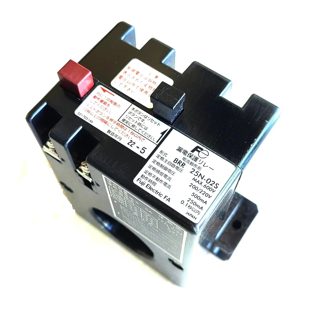 

Earth Leakage Relay TYPE BRR25N-02S 200/220V 200A 500MA FUJI ELECTRIC FA