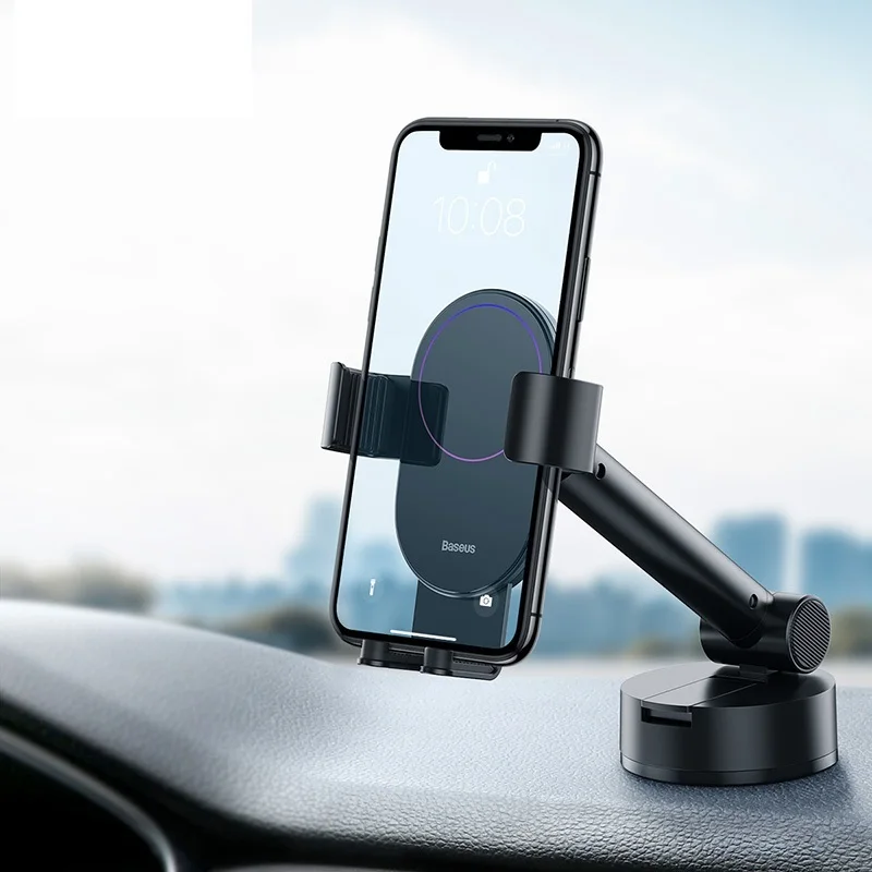 

Baseus Car Phone Holder for Mobile Phone Holder Stand for iPhone Car Air Vent Mount Cell Phone Support in Car Phone Stand