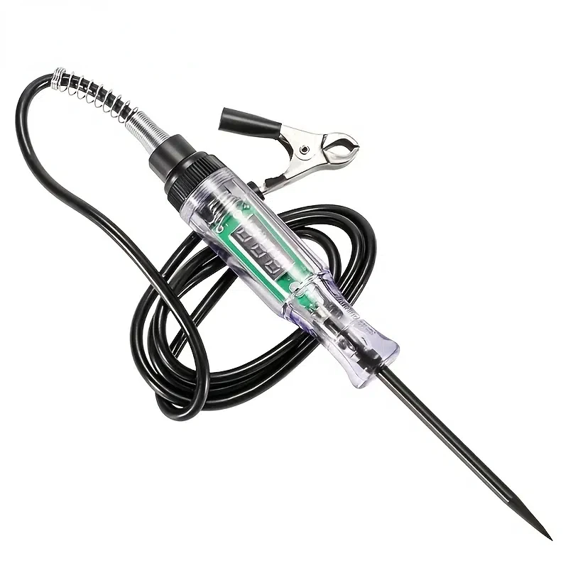 

Цифровой ЖК-дисплей постоянного тока 6-24 В, испытательная лампа с удлиненным пружинным проводом, для автомобилей, грузовиков, автомобилей, н...