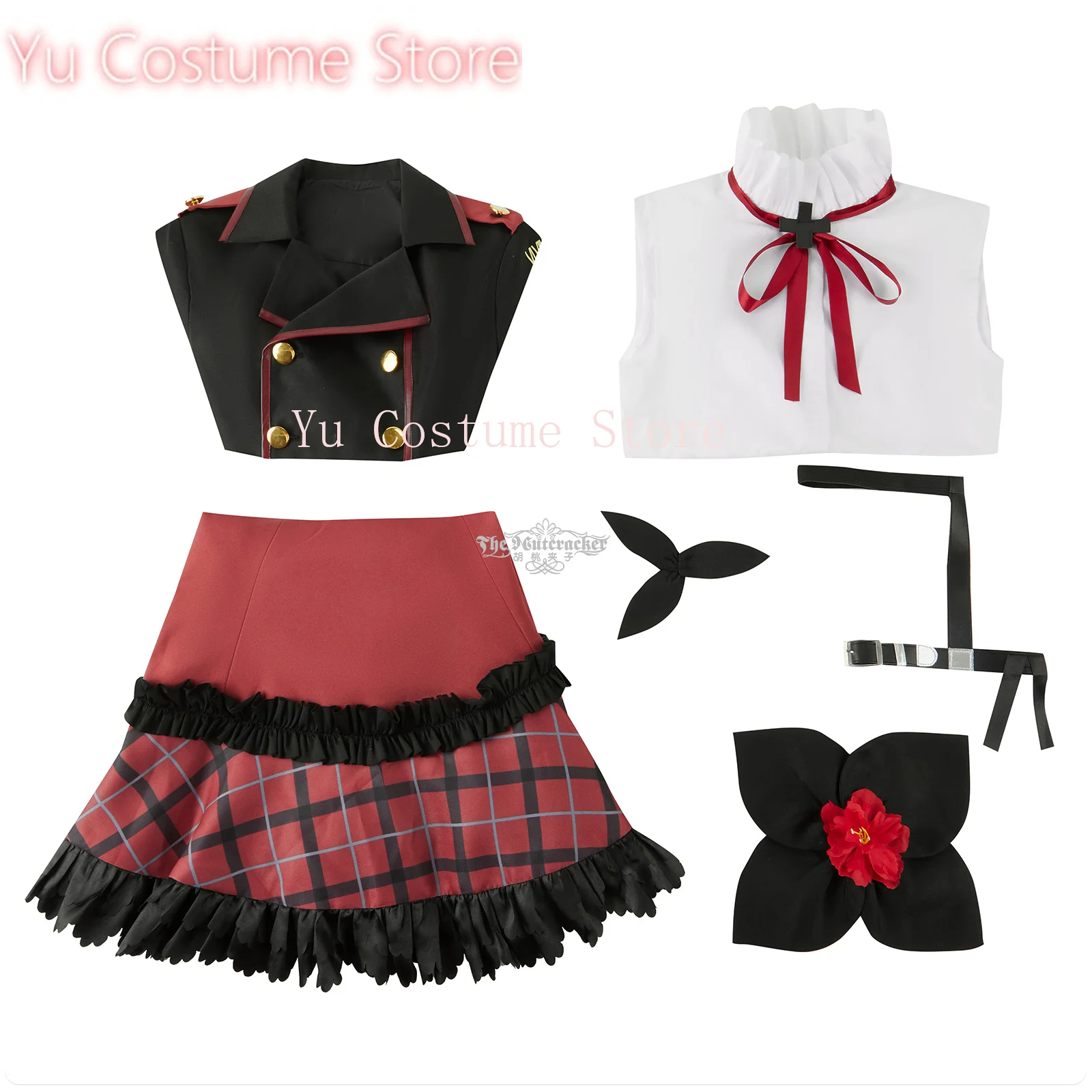 Yu Костюм Синий Архив Асаги Муцуки Женский Косплей Cos Game Аниме Вечеринка Униформа