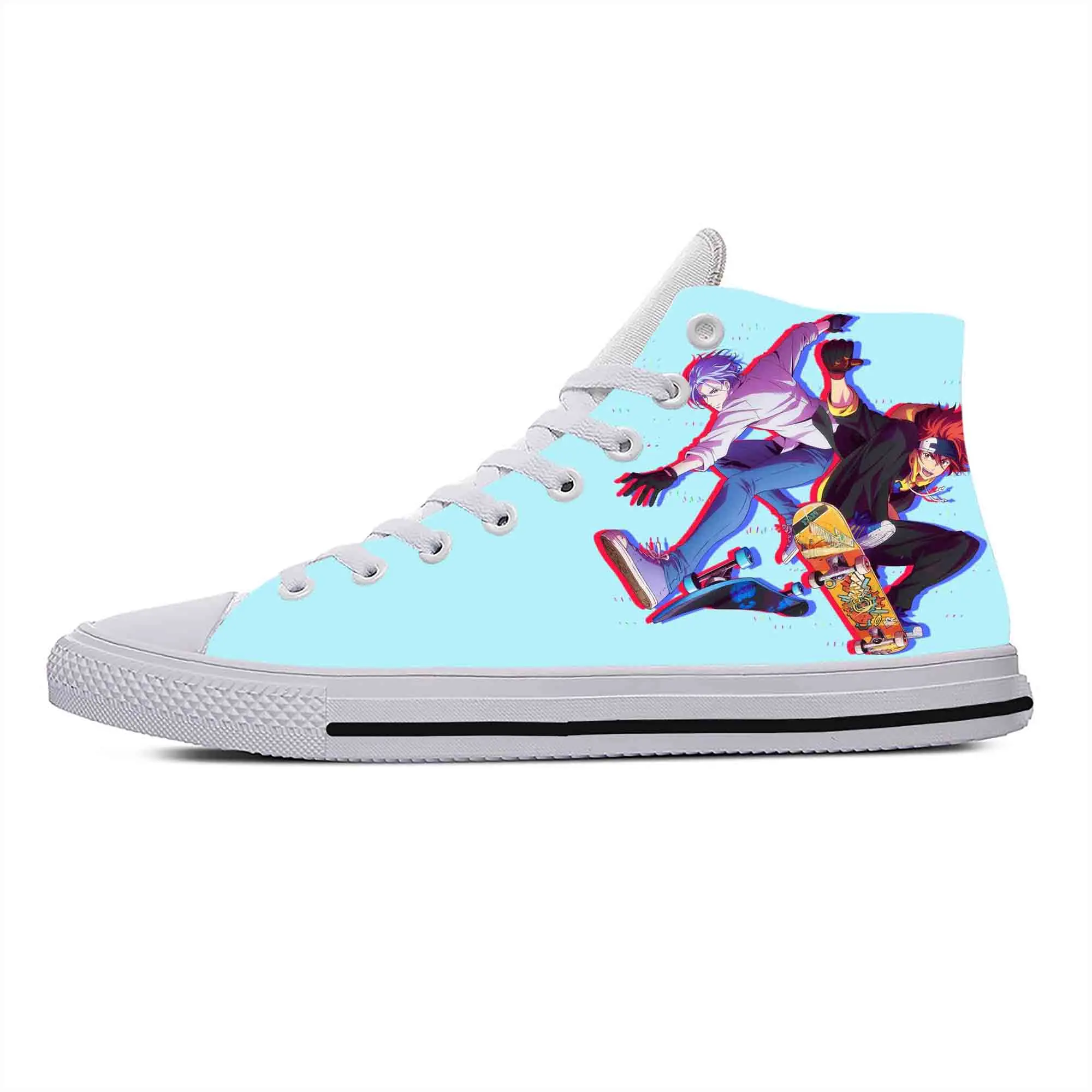 

Anime Sk8 The Infinity Kyan Reki Hasegawa Langa Casual Cloth Shoes High Top Lightweight Breathable 3D Print Men Women Sneakers