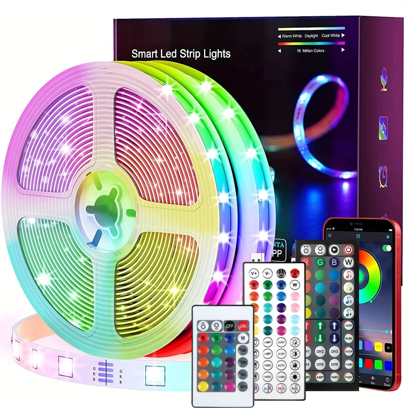 Светодиодная лента для подсветки телевизора LED лампа с изменением цвета и