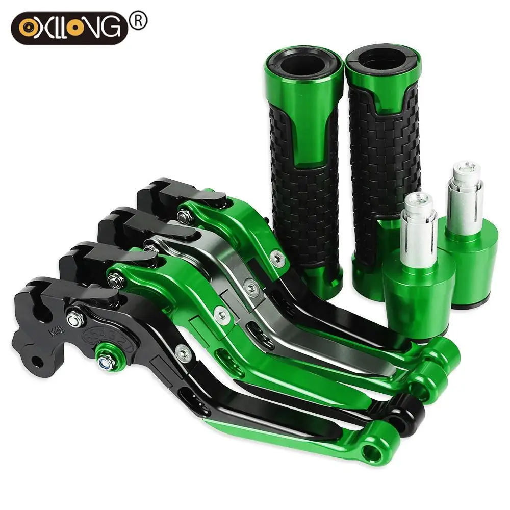 

Motorcycle Brake Clutch Levers Handlebar Hand Grips ends For KAWASAKI GPZ500S EX500R NINJA 1997 1998 1999 2000 2001 2002 2003