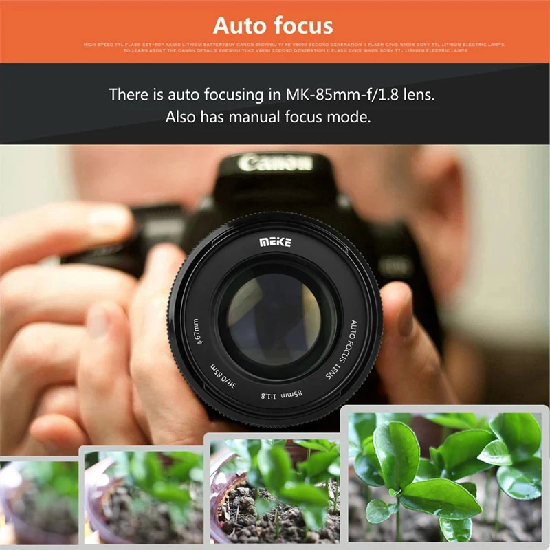 Полнокадровый объектив MEKE 85 мм F1.8