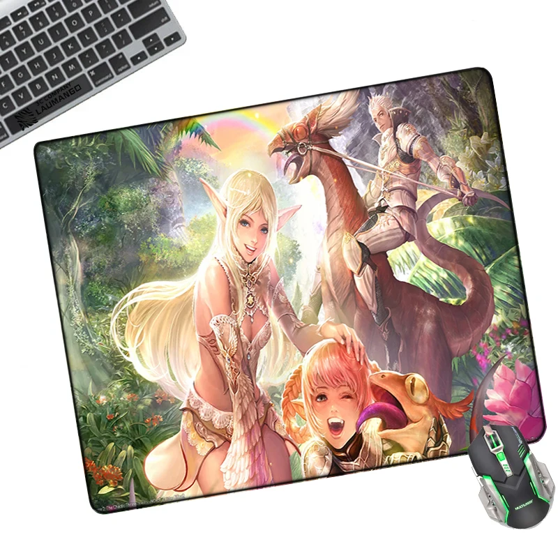 

Игровой коврик в стиле аниме для мыши Lineage2, настольная защита, коврик для ноутбука, геймера, аксессуары для ПК, компьютерный коврик, настольн...
