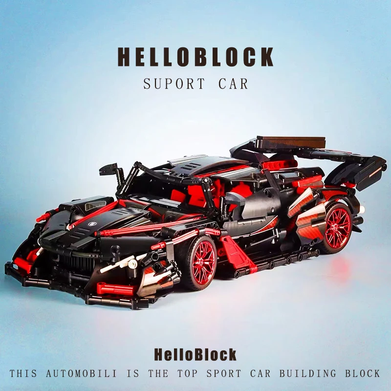 

Technical Ideas Famous Racing Sport Car Assembly Building Blocks Expert Speed Vehicle Model Bricks Moc Toys for Kid Holiday Gift