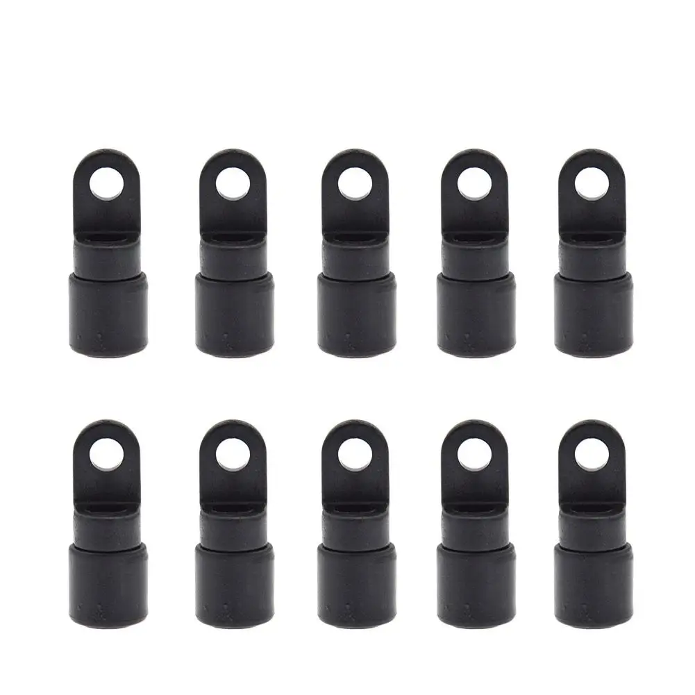 

10pcs Plastic Kayak Elastic Rope End Fixed Buckle Boat Canoe Plastic Rope Buckle Marine Accessories