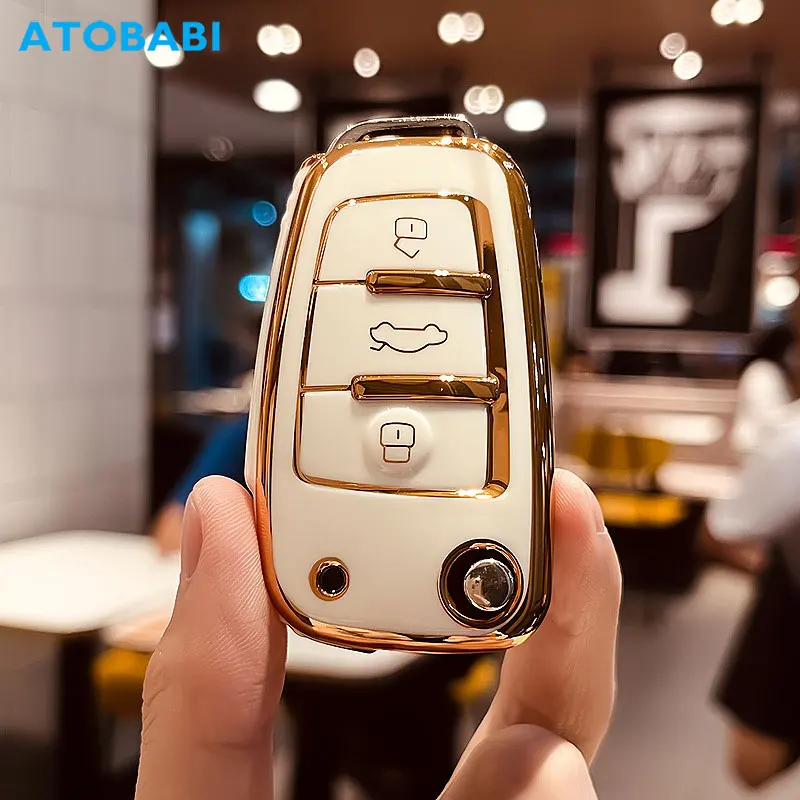 Чехол из ТПУ для автомобильного ключа JAC N25 N35 2020 2021 2022 2023 T6 2015 Audi A1 A3 Chery Tiggo чехлы