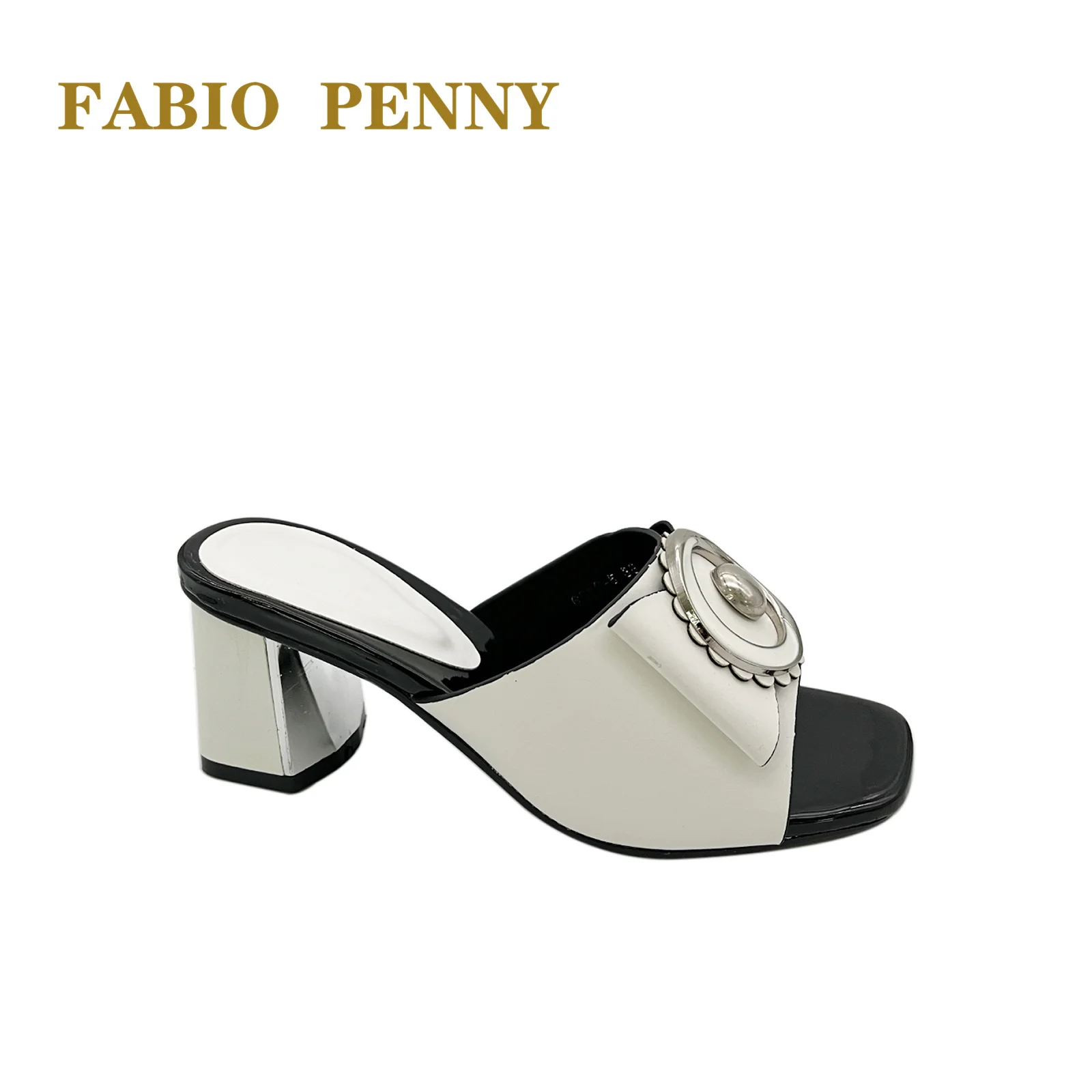 

Женская модная Изысканная Цветочная пряжка в нигерийском стиле на среднем каблуке для вечерние него ужина