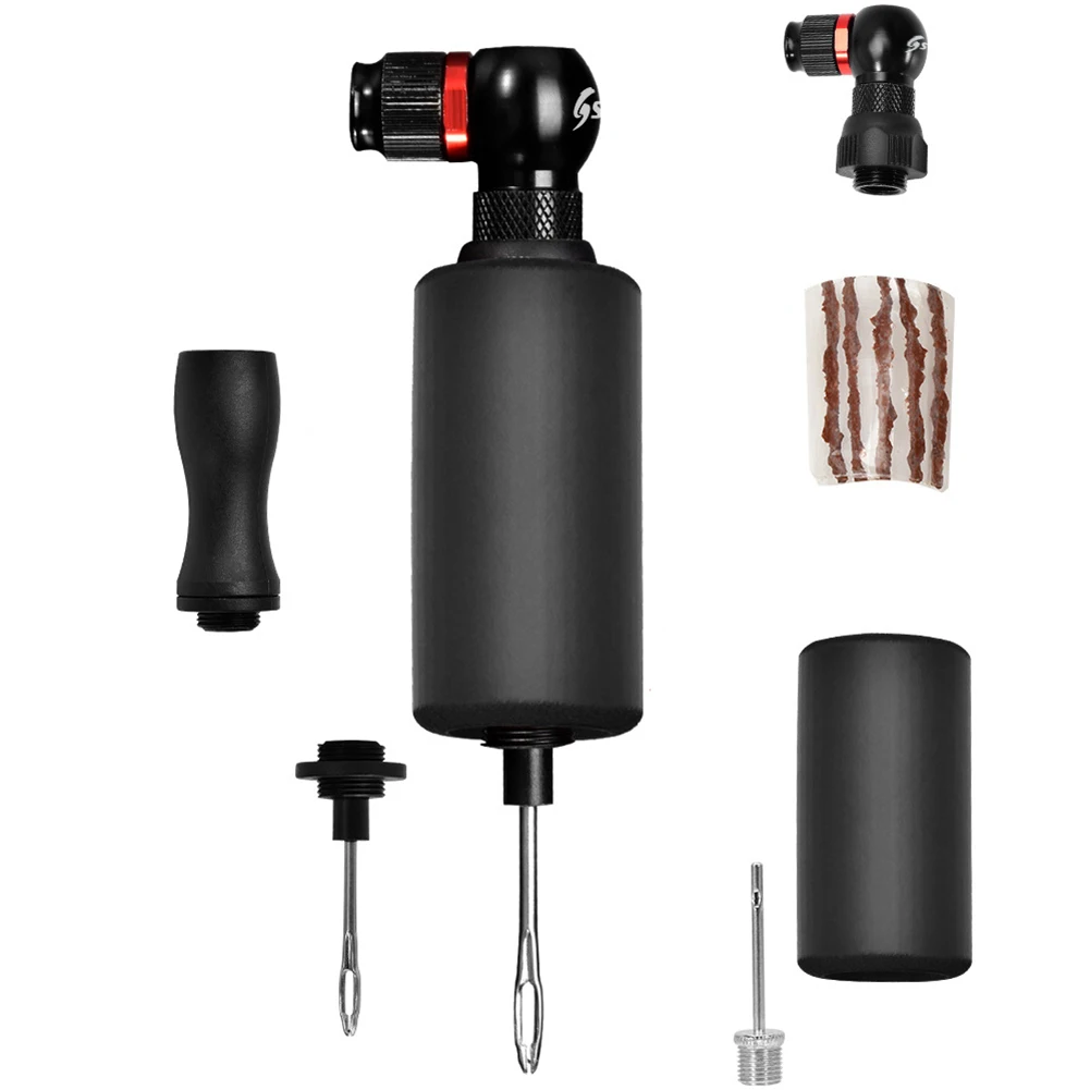 

Mountain Bike Vacuum Tire Repair Tool Portable Air Nozzle Portable Emergency Repair Rubber Strip Tool Bike Repair Tool Bicicleta